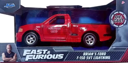 Autíčko Fast & Furious Jada kovové s otvárateľnými dverami 6 druhov dĺžka 13,5 cm 1:32