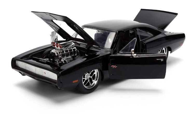 Autíčko Dodge Charger Fast & Furious Jada kovové s otvárateľnými dverami dĺžka 13,5 cm 1:32