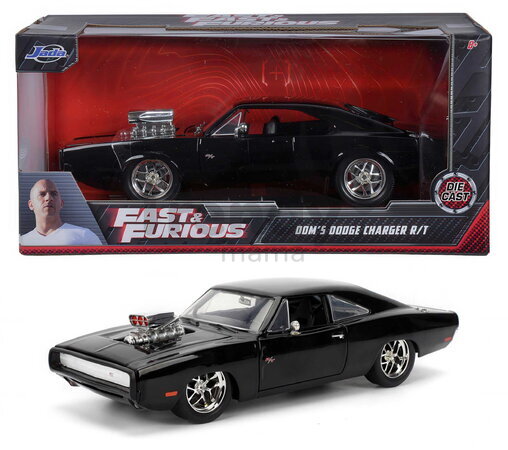 Autíčko Dodge Charger Fast & Furious Jada kovové s otvárateľnými dverami dĺžka 13,5 cm 1:32
