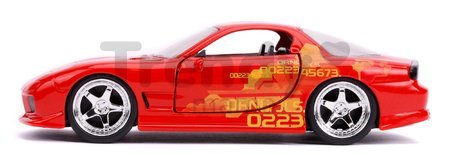 Autíčko Fast & Furious Jada kovové s otvárateľnými dverami 6 druhov dĺžka 13,5 cm 1:32