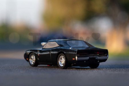 Autíčko na diaľkové ovládanie RC Mini Dodge Charger 1970 Fast & Furious Jada nabíjateľné cez ovládač dĺžka 9 cm 1:55 od 6 rokov