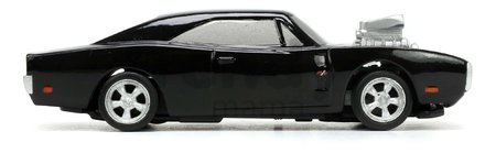 Autíčko na diaľkové ovládanie RC Mini Dodge Charger 1970 Fast & Furious Jada nabíjateľné cez ovládač dĺžka 9 cm 1:55 od 6 rokov