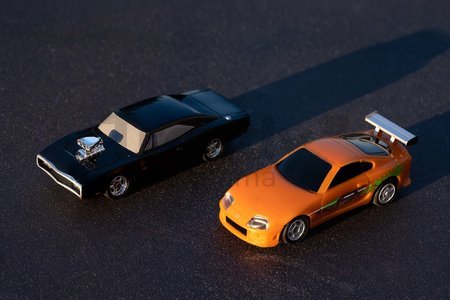 Autíčko na diaľkové ovládanie RC Mini Dodge Charger 1970 Fast & Furious Jada nabíjateľné cez ovládač dĺžka 9 cm 1:55 od 6 rokov