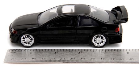 Autíčka Honda Civic Coupe a Han´s Mazda RX-7 Fast & Furious Twin Pack Jada kovové s otvárateľnými dverami dĺžka 13 cm 1:32