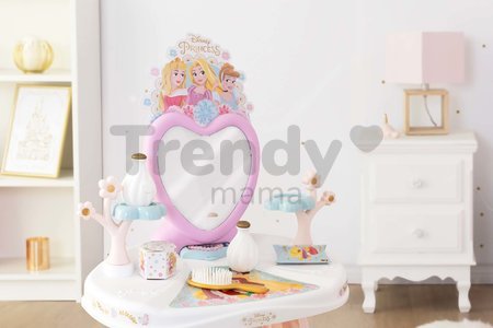 Kozmetický stolík Disney Princess Dressing Table Smoby s 10 doplnkami