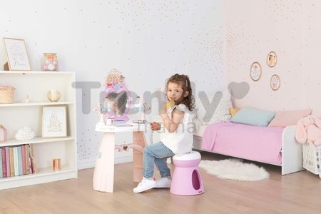 Kozmetický stolík Disney Princess Dressing Table Smoby s 10 doplnkami