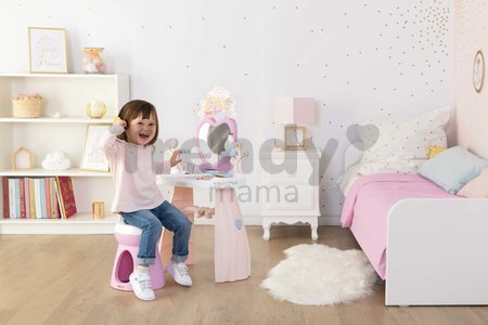 Kozmetický stolík Disney Princess Dressing Table Smoby s 10 doplnkami