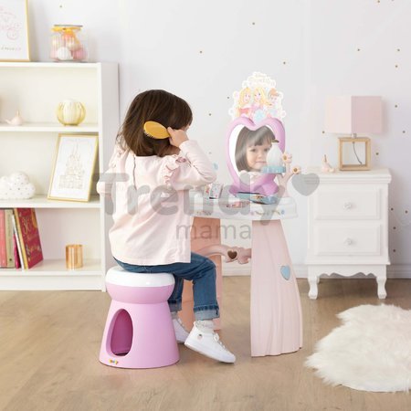 Kozmetický stolík Disney Princess Dressing Table Smoby s 10 doplnkami