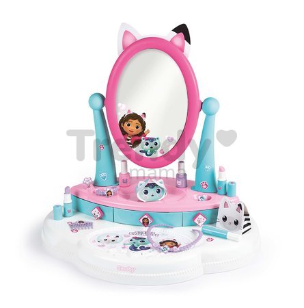 Kozmetický stolík malý Gabby Tabletop Dressing Table Smoby s kozmetikou a bižutériou s 12 doplnkami