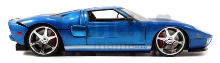 Autíčko Ford GT 2005 Fast & Furious Jada kovové s otvárateľnými časťami dĺžka 20 cm 1:24