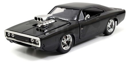 Autíčko na diaľkové ovládanie RC Dodge Charger 1970 Fast & Furious Jada čierne dĺžka 18 cm 1:24