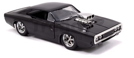 Autíčko na diaľkové ovládanie RC Dodge Charger 1970 Fast & Furious Jada čierne dĺžka 18 cm 1:24