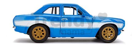 Autíčko Ford Escort 1974 Fast & Furious Jada kovové s otvárateľnými časťami a gumenými kolieskami dĺžka 18 cm 1:24