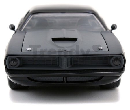 Autíčko Plymouth 1970 Barracuda Fast & Furious Jada kovové s otvárateľnými časťami dĺžka 18 cm 1:24