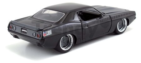 Autíčko Plymouth 1970 Barracuda Fast & Furious Jada kovové s otvárateľnými časťami dĺžka 18 cm 1:24