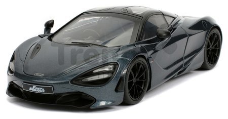Autíčko Shaw McLaren 720S Fast & Furious Jada kovové s otvárateľnými časťami dĺžka 20,5 cm 1:24