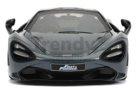 Autíčko Shaw McLaren 720S Fast & Furious Jada kovové s otvárateľnými časťami dĺžka 20,5 cm 1:24