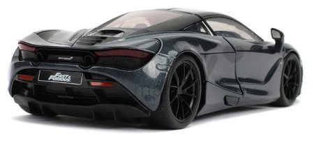 Autíčko Shaw McLaren 720S Fast & Furious Jada kovové s otvárateľnými časťami dĺžka 20,5 cm 1:24