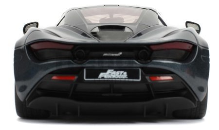 Autíčko Shaw McLaren 720S Fast & Furious Jada kovové s otvárateľnými časťami dĺžka 20,5 cm 1:24