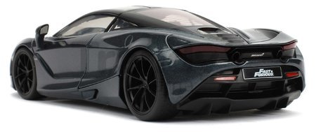 Autíčko Shaw McLaren 720S Fast & Furious Jada kovové s otvárateľnými časťami dĺžka 20,5 cm 1:24