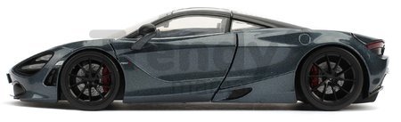 Autíčko Shaw McLaren 720S Fast & Furious Jada kovové s otvárateľnými časťami dĺžka 20,5 cm 1:24