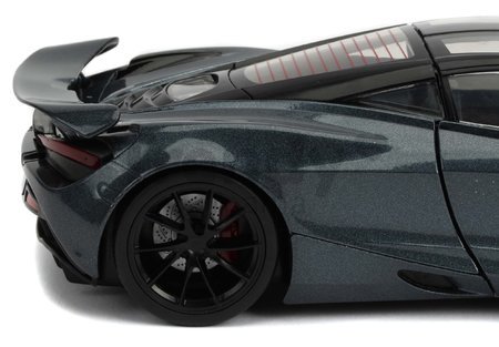 Autíčko Shaw McLaren 720S Fast & Furious Jada kovové s otvárateľnými časťami dĺžka 20,5 cm 1:24