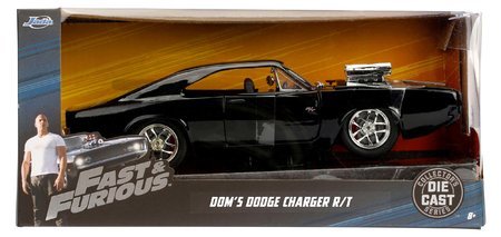 Autíčko Dodge Charger R/T 1970 Fast & Furious Jada kovové s otvárateľnými časťami dĺžka 21 cm 1:24