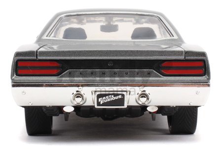 Autíčko Plymouth 1970 Road Runner Fast & Furious Jada kovové s otvárateľnými časťami dĺžka 22 cm 1:24