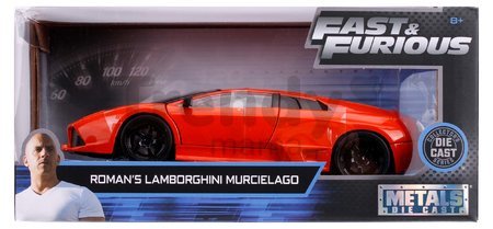 Autíčko Lamborghini Murcielago Fast & Furious Jada kovové s otvárateľnými časťami dĺžka 18 cm 1:24