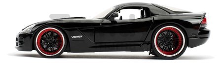 Autíčko Dodge Viper SRT-10 Fast & Furious Jada kovové s otvárateľnými časťami dĺžka 18 cm 1:24