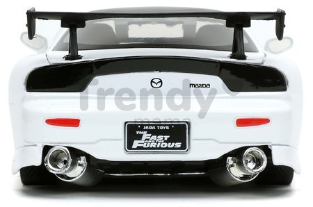 Autíčko Mazda RX-7 Fast & Furious Jada kovové s otvárateľnými časťami dĺžka 20 cm 1:24