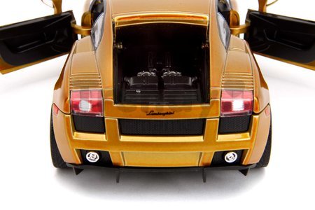 Autíčko Lamborghini Gallardo Fast&Furious Jada kovové s otvárateľnými časťami dĺžka 19 cm 1:24