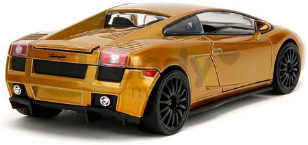 Autíčko Lamborghini Gallardo Fast&Furious Jada kovové s otvárateľnými časťami dĺžka 19 cm 1:24