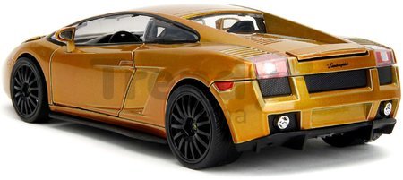 Autíčko Lamborghini Gallardo Fast&Furious Jada kovové s otvárateľnými časťami dĺžka 19 cm 1:24