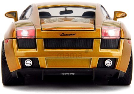 Autíčko Lamborghini Gallardo Fast&Furious Jada kovové s otvárateľnými časťami dĺžka 19 cm 1:24