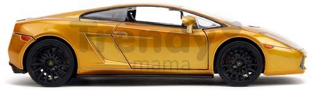 Autíčko Lamborghini Gallardo Fast&Furious Jada kovové s otvárateľnými časťami dĺžka 19 cm 1:24