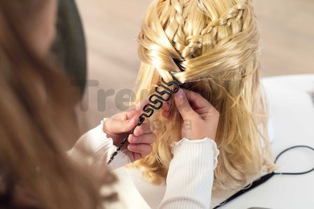 Česacia hlava pre kaderníčku so svetlými vlasmi My Beauty Blonde Styling Head Smoby vytváranie účesov s 19 doplnkami