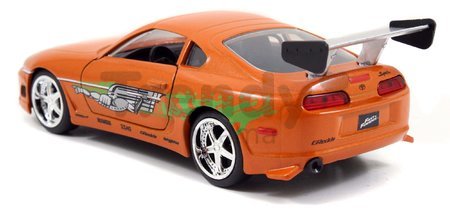 Autíčka Toyota Supra a Dodge Charger 1970 Fast & Furious Twin Pack Jada kovové s otvárateľnými dverami dĺžka 12 cm 1:32