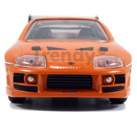 Autíčka Toyota Supra a Dodge Charger 1970 Fast & Furious Twin Pack Jada kovové s otvárateľnými dverami dĺžka 12 cm 1:32