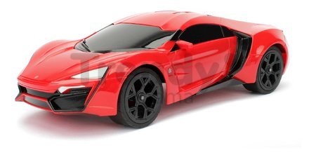 Autíčko na diaľkové ovládanie RC Lykan Hypersport Fast & Furious Jada dĺžka 28 cm 1:16 od 6 rokov