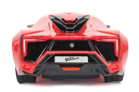 Autíčko na diaľkové ovládanie RC Lykan Hypersport Fast & Furious Jada dĺžka 28 cm 1:16 od 6 rokov