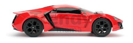 Autíčko na diaľkové ovládanie RC Lykan Hypersport Fast & Furious Jada dĺžka 28 cm 1:16 od 6 rokov