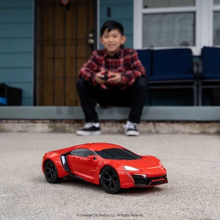 Autíčko na diaľkové ovládanie RC Lykan Hypersport Fast & Furious Jada dĺžka 28 cm 1:16 od 6 rokov