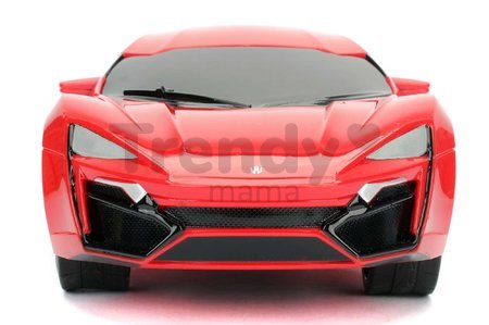 Autíčko na diaľkové ovládanie RC Lykan Hypersport Fast & Furious Jada dĺžka 28 cm 1:16 od 6 rokov