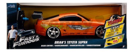 Autíčko na diaľkové ovládanie RC Brian´s Toyota Supra Fast & Furious Jada dĺžka 29 cm 1:16 od 6 rokov