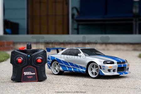 Autíčko na diaľkové ovládanie RC Nissan Skyline GTR Fast & Furious Jada dĺžka 29 cm 1:16 od 6 rokov