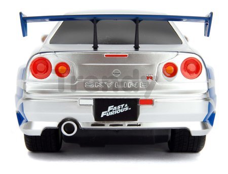 Autíčko na diaľkové ovládanie RC Nissan Skyline GTR Fast & Furious Jada dĺžka 29 cm 1:16 od 6 rokov