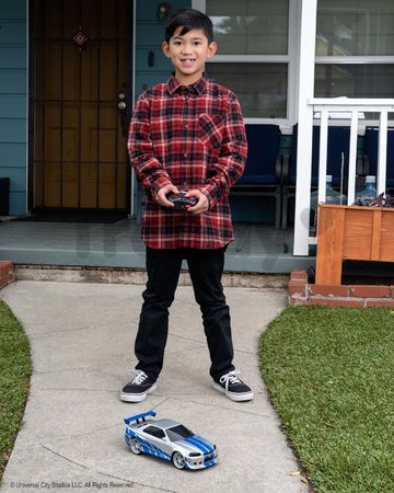 Autíčko na diaľkové ovládanie RC Nissan Skyline GTR Fast & Furious Jada dĺžka 29 cm 1:16 od 6 rokov