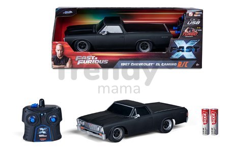 Autíčko na diaľkové ovládanie RC El Camino Fast&Furious Jada dĺžka 28 cm 1:16 od 6 rokov