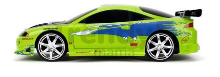 Autíčko na diaľkové ovládanie RC Brian Mitsubishi Eclipse 1995 Fast & Furious Jada dĺžka 28 cm 1:16 od 6 rokov